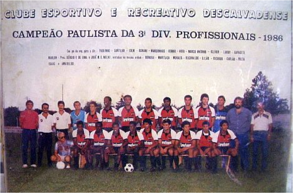 CER Descalvadense campeão 1986