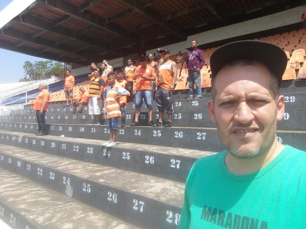 Torcida Guerreiros do Faclão - Estádio Municipal décio Vitta - SC Atibaia x EC São Bernardo - Copa Paulista 2019