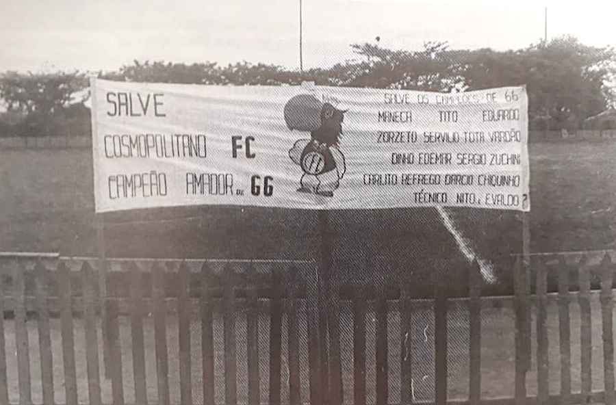 Cosmopolitano FC - Campeao do setor - Amador 1966