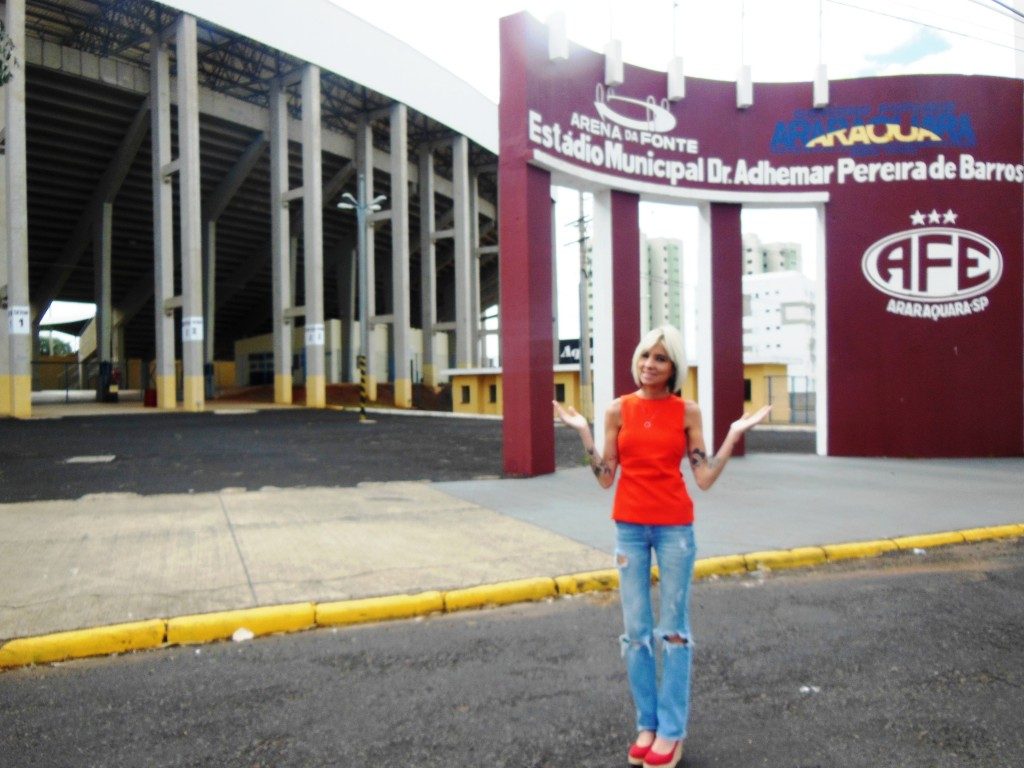 Estádio Municipal Dr Adhemar Pereira de Barros - A fonte luminoisa - Araraquara