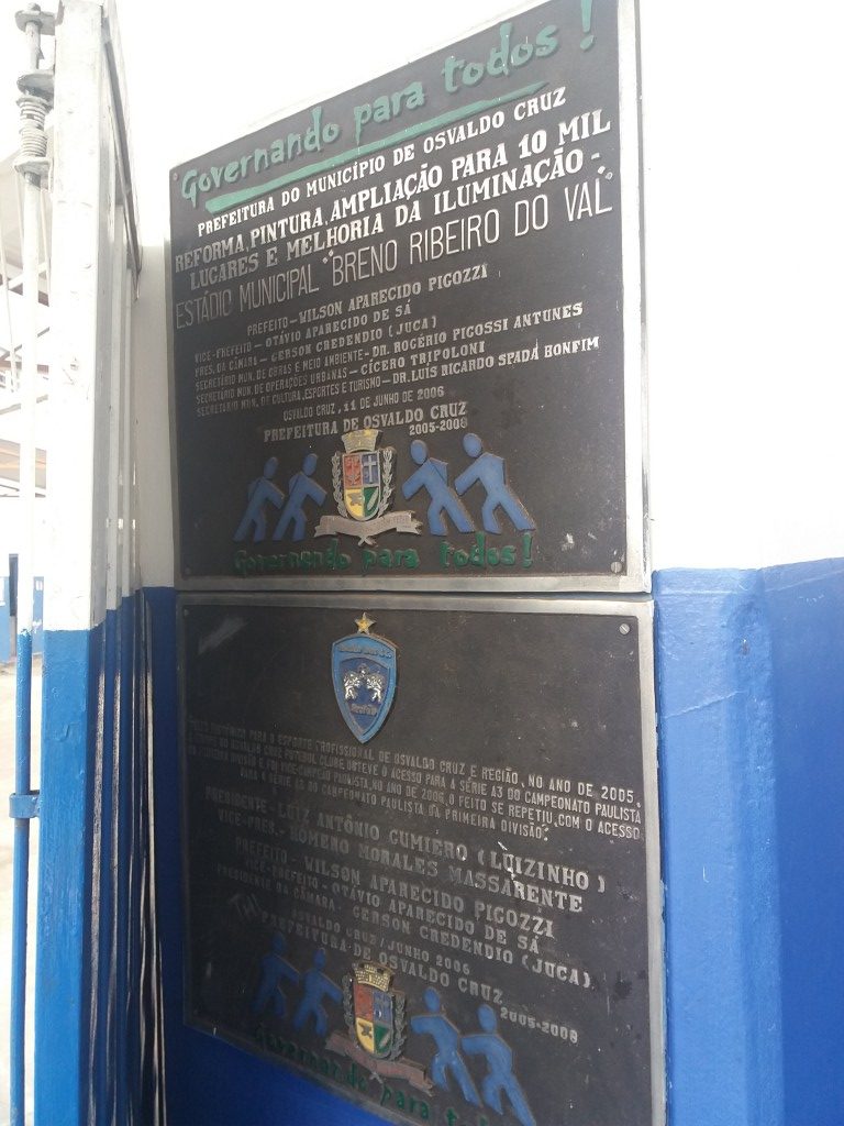 Estádio Municipal Breno Ribeiro do Val - Osvaldo Cruz FC