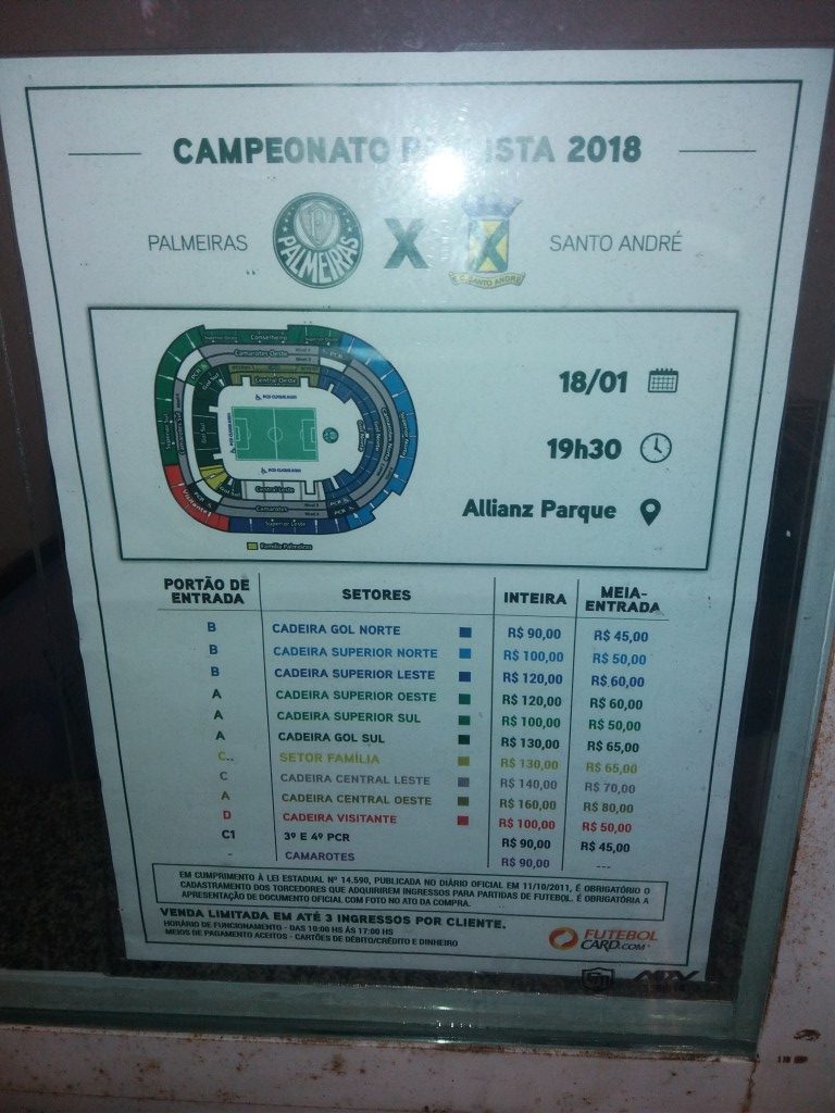 Allianz Parque - Palmeiras x Santo André