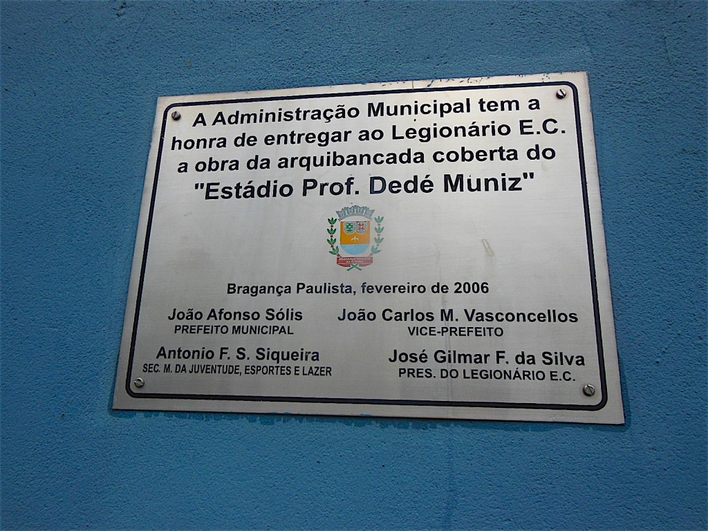 Legionários EC - Estádio Professor Dede Muniz - Verde gigante - Bragança Paulista