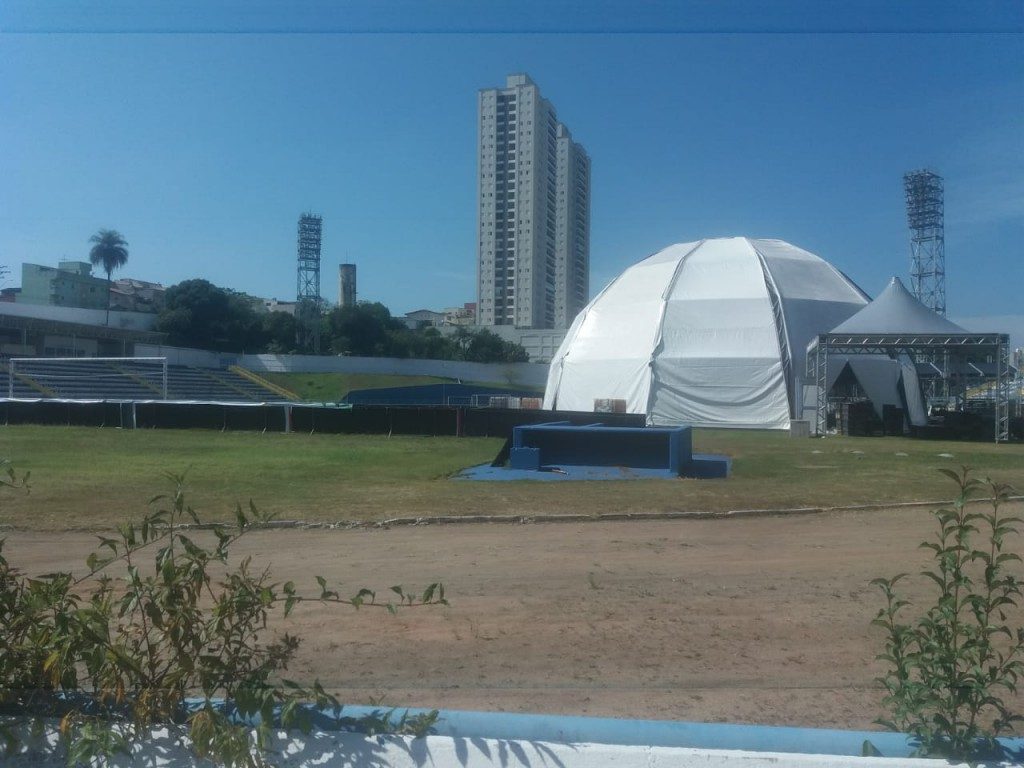 Estádio Bruno José Daniel - EC Santo André - hospital de campanha