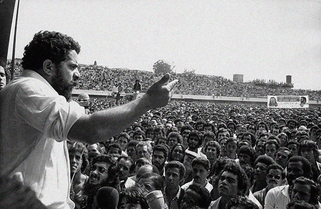 comício estádio distrital Vila Euclides - 1979