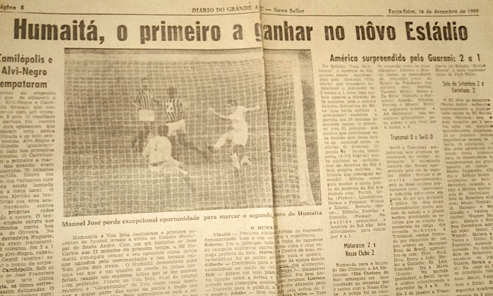 Humaitá - inauguração do Estádio Bruno José Daniel