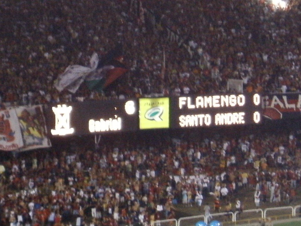 Flamengo x Santo André - Copa do Brasil 2004 - Estádio Maracanã