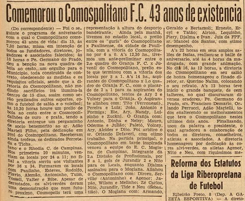 Gazeta Esportiva - 1958