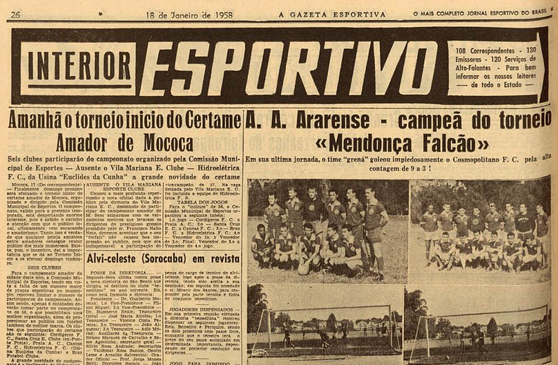 Torneio João Mendonça Falcão 1957